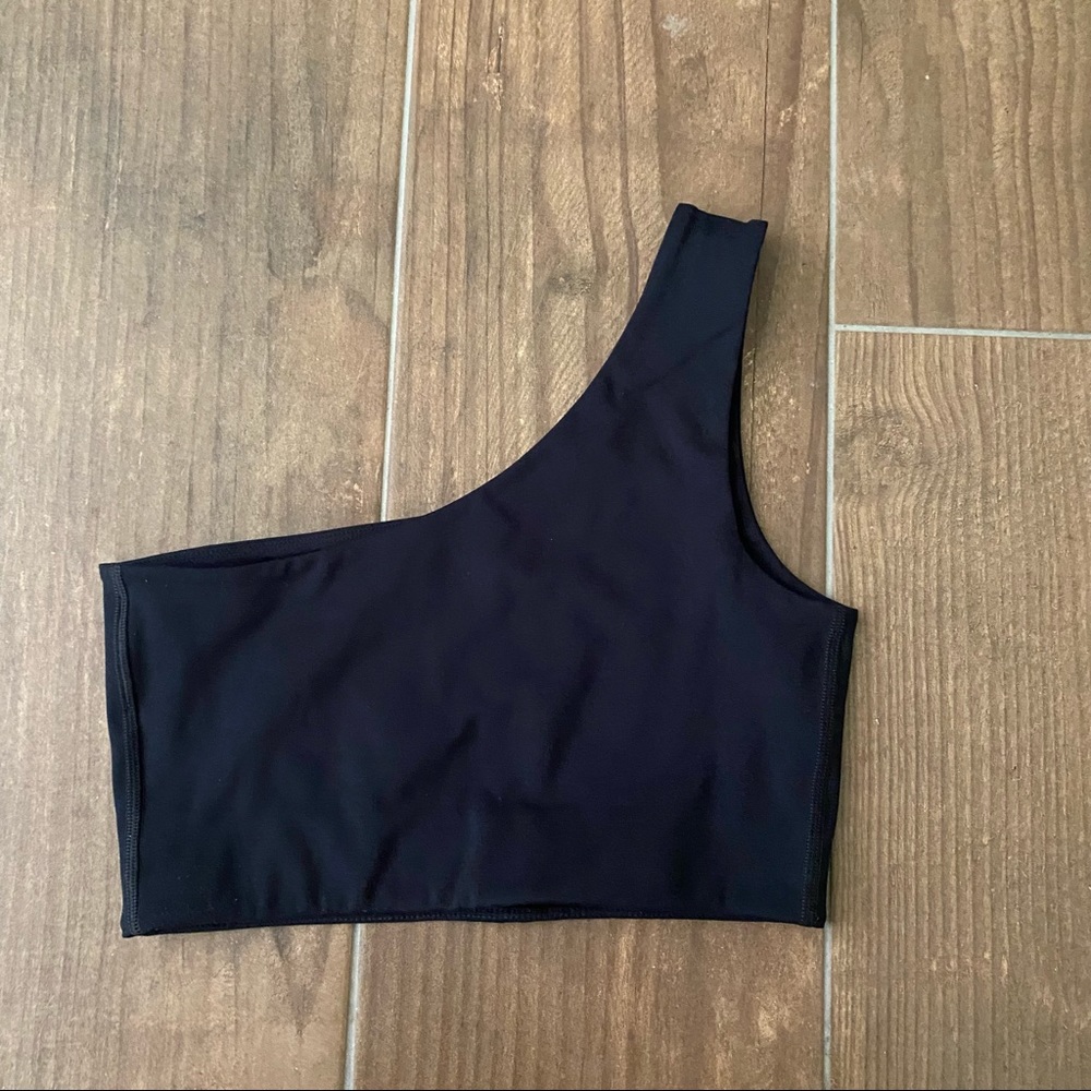 Girlfriend Collective Bianca Bra in Black